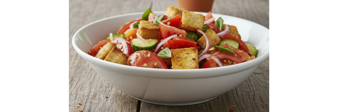 recept Panztanella Salade (Italiaanse Broodsalade)